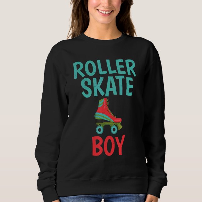 Sweatshirt Roller Skating Roller Skate Boy (Devant)