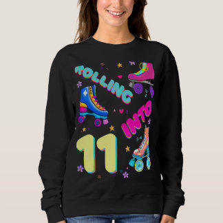 Sweatshirt Rollers Roller En Onze Ans Anniversaire 11e