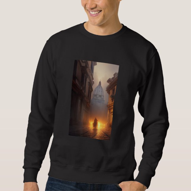 Sweatshirt Rome Dark Academia Fantasy Gothic (Devant)