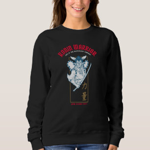 Sweatshirt Ronin Guerrier Masterless Samurai Kabuki Et Kanji