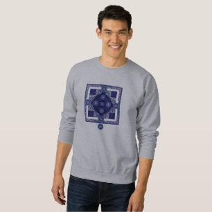 Sweatshirt Rosace bleue