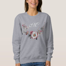 Sweatshirt rose blanc