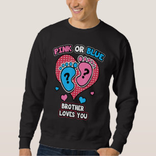 Sweatshirt Rose Ou Bleu Frère Vous Aime Genre Révéler Annou