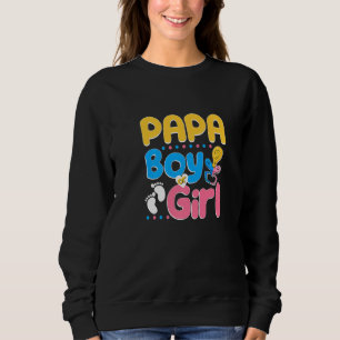 Sweatshirt Rose ou Bleu Papa T'aime le Plus Papa Incroyable P