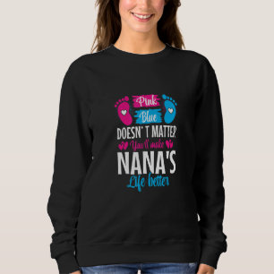 Sweatshirt Rose Ou Bleu Rend Nanas Vie Meilleure Révélation D