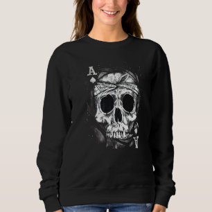Sweatshirt Rose satanique grunge occulte gothique punk metal