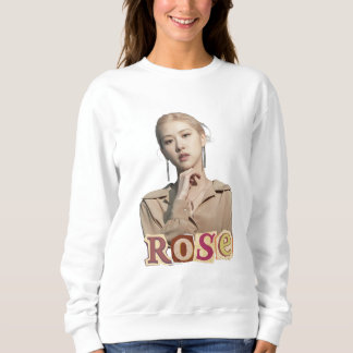 Sweatshirt Rose - Soft Elegance Minimaliste Portrait