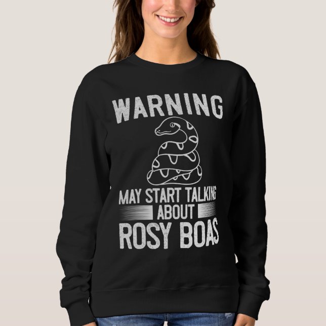 Sweatshirt Rosy Boa Snake Réservoir pour animaux de compagnie (Devant)