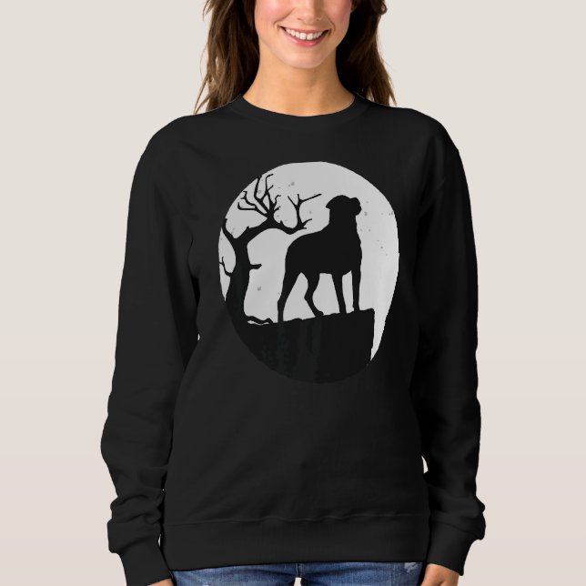 Sweatshirt Rottweiler Chien Retro (Devant)