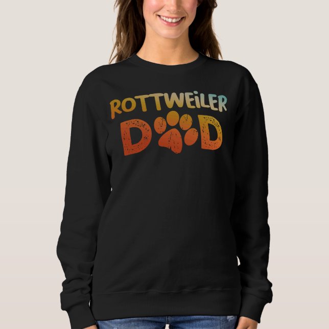 Sweatshirt Rottweiler Papa 11 (Devant)