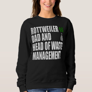 Sweatshirt Rottweiler Papa Drôle