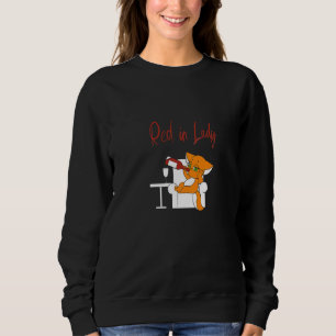 Sweatshirt Rouge mignon Dans Petit Écureuil Lady
