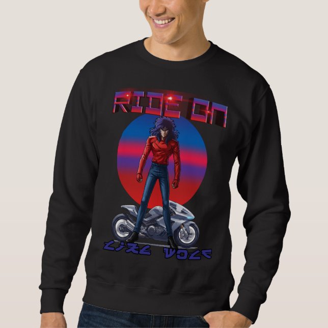 Sweatshirt Roule comme un loup  (Devant)