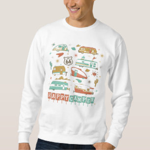 Sweatshirt Route 66 Happy Camper