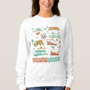 Sweatshirt Route 66 Happy Camper