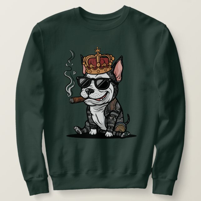 Sweatshirt Royal Pup Swagger (Design devant)