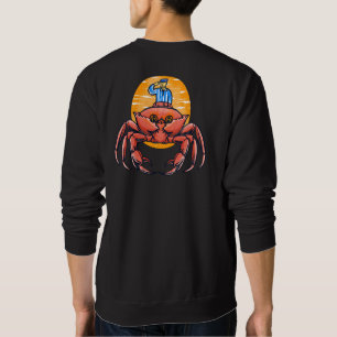 Sweatshirt Royaume des crabes Illustration de fantaisie pour 