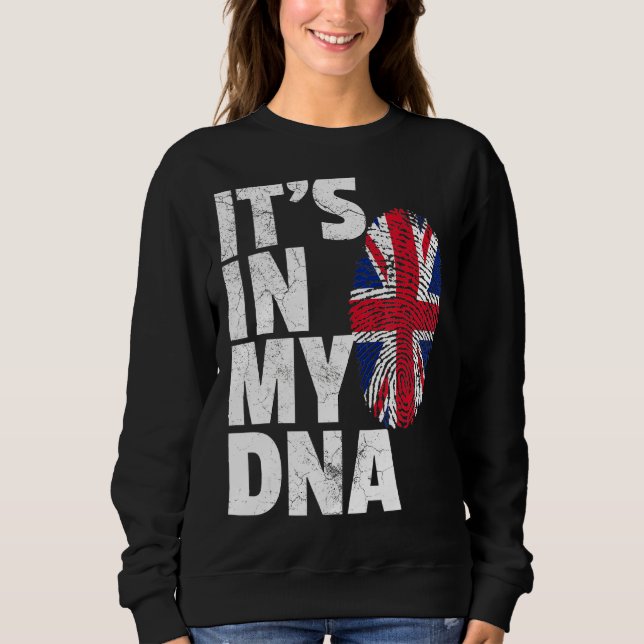 Sweatshirt Royaume-Uni Union Jack Angleterre Drapeau C'est da (Devant)