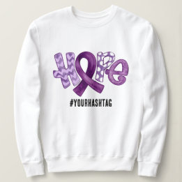 Sweatshirt Ruban de sensibilisation à l'espoir Hashtag person