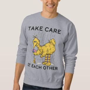 Sweatshirt Rue Sésame   Big Bird Prenez soin de vous