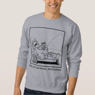 Sweatshirt Rue Sésame   Big Bird Relax Refresh Recharge