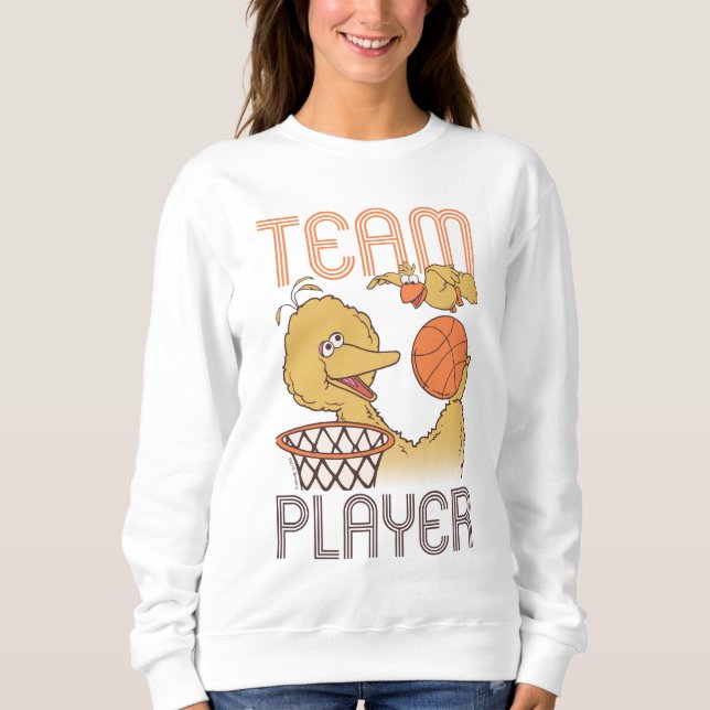 Sweatshirt Rue Sésame | Joueur de l'équipe d'oiseaux (Devant)