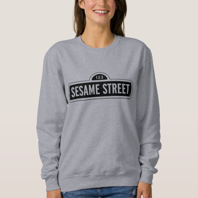 Sweatshirt Rue Sésame | Logo B&W (Devant)