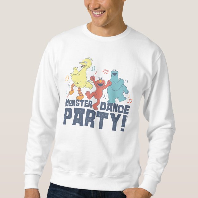 Sweatshirt Rue Sésame | Monster Dance Party (Devant)