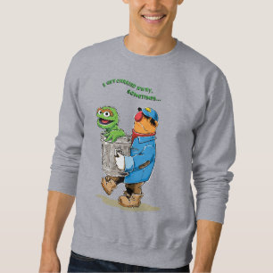 Sweatshirt Rue Sésame Oscar & Bruno l'éboueur
