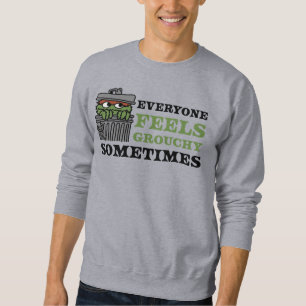 Sweatshirt Rue Sésame   Oscar le Grouch se sent Grouch