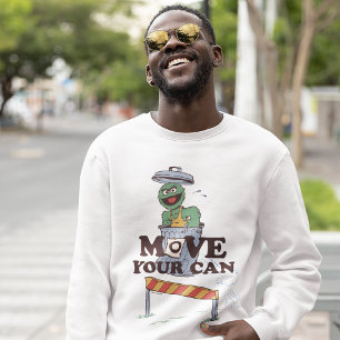 Sweatshirt Rue Sésame Oscar the Grouch Move Your Can