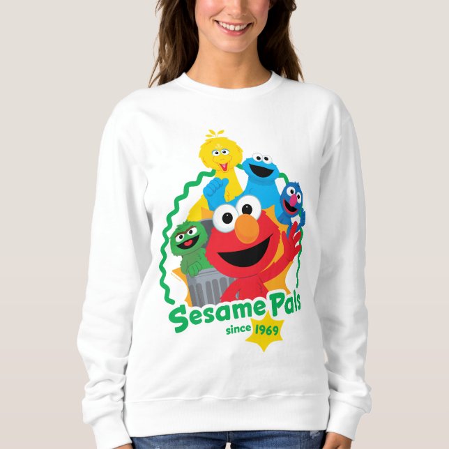 Sweatshirt Rue Sésame | Sesame Pals depuis 1969 (Devant)