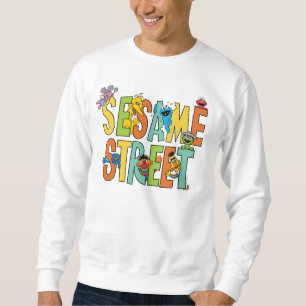Sweatshirt Rue Sésame Sesame Street Type Pals