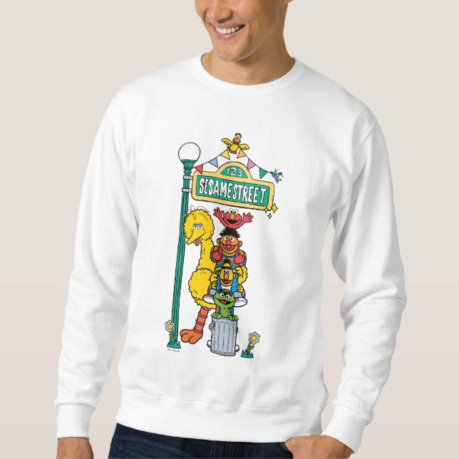Sweatshirt Rue Sésame | Sous l'enseigne de la rue Sésame (Devant)