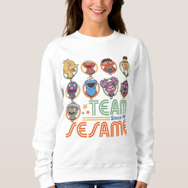 Sweatshirt Rue Sésame | Team Sesame depuis 1969 (Devant)