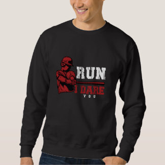Sweatshirt Run I Osez You Funky Baseball Catcher Baseball Pla
