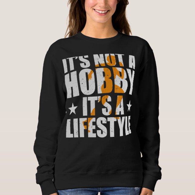 Sweatshirt Runner It's Not A Hobby It's A Lifestyle (Devant)