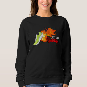 Sweatshirt Runner Runner Running Zip
