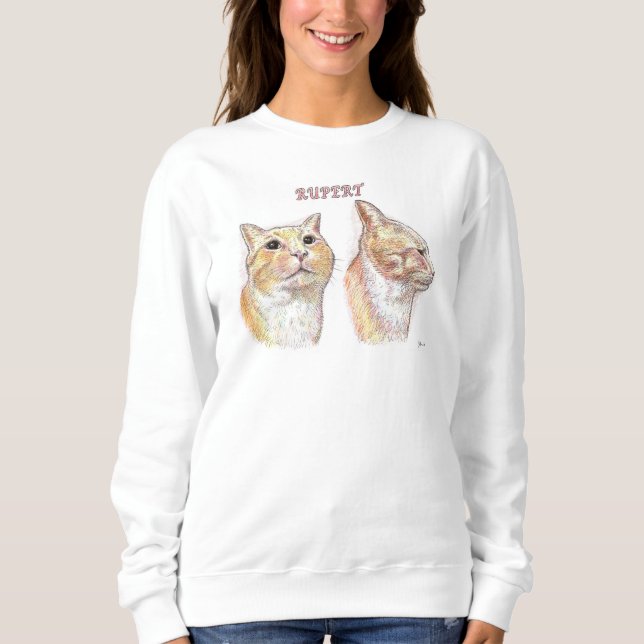 Sweatshirt Rupert le chat (Devant)