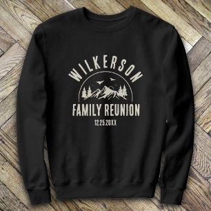 Sweatshirt Russe Famille Réunion Cabine Woods Retro