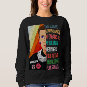 Sweatshirt Ruth Bader Ginsburg Mon corps Mon choix Pro Choice