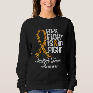 Sweatshirt Sa lutte est ma lutte Sclérose en plaques SEP Sens