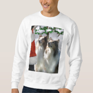 Sweatshirt Sable Rough Collie Cadeaux de Noël
