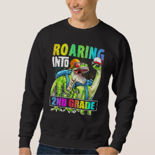 Sweatshirt Sac à dos de dinosaure de 2e année en ruines Retou