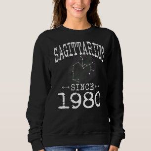 Sweatshirt Sagittaire depuis 1980 Constellation Sagittarius B