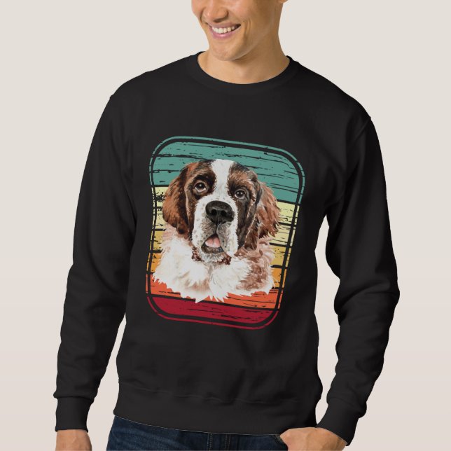 Sweatshirt Saint Bernard  Dog Mom or Dad St Bernard (Devant)