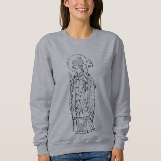 Sweatshirt Saint Deiniol Abbé et évêque (Devant)