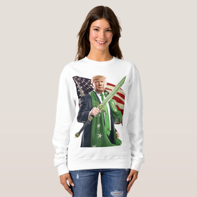 Sweatshirt Saint Paddy de Trump (Devant entier)