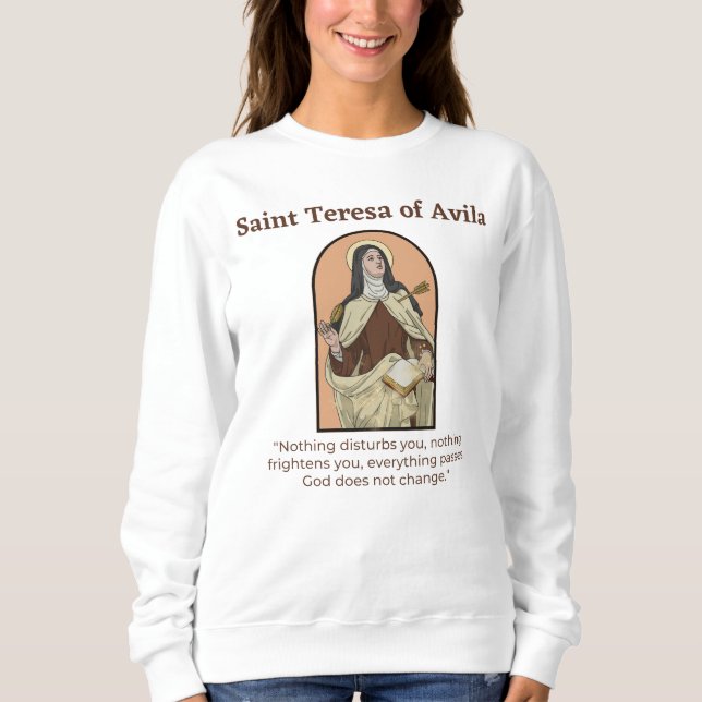 Sweatshirt saint teresa of avila (Devant)