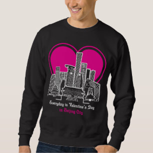 Sweatshirt Saint Valentin à Pékin